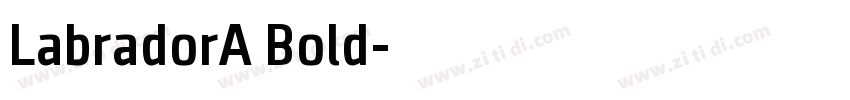 LabradorA Bold字体转换